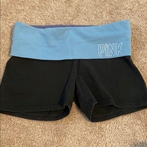 PINK yoga shorts